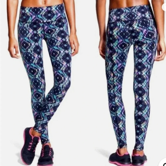 Victoria’s Secret VSX knockout full length multicolor leggings. Size M - Picture 2 of 6
